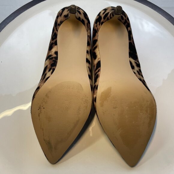 Steve Maddens Textile Leopard print High heels 8.5M - Picture 7 of 8